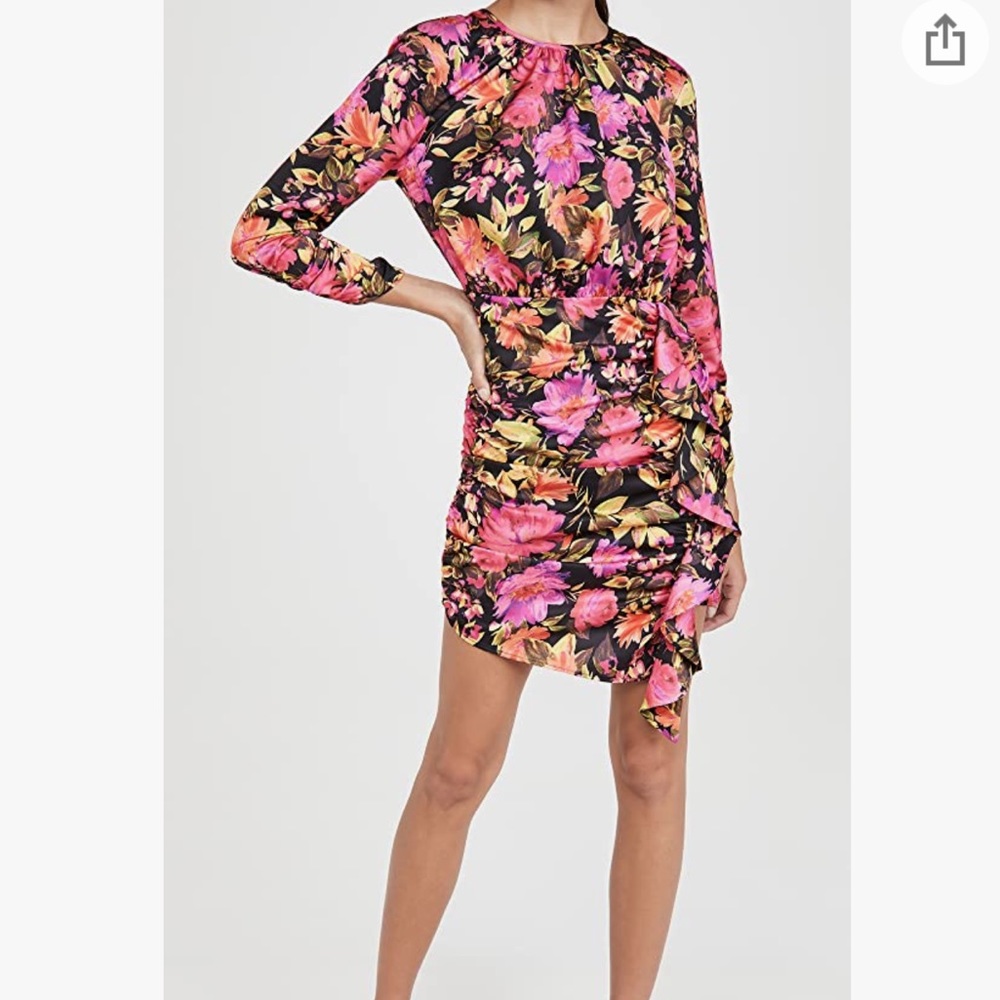 For Love & Lemons Women's Gathered Neckline Midi Dress